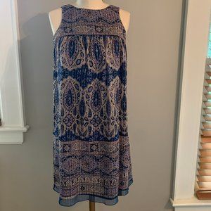 Ana Sui Boho Sleeveless Shift Dress